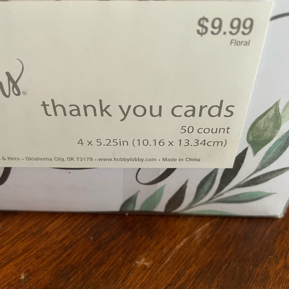 Thank You Cards - Picture 2 of 3